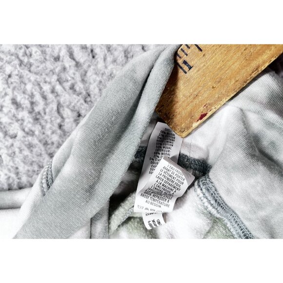 Women's Offline Aerie Green White Tie Dye Oversized Hoodie Sweatshirt Size S - Picture 8 of 10